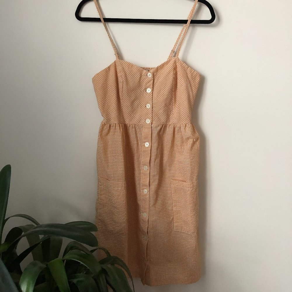 Flowy Yellow Picnic Sundress | Forever 21 | Small